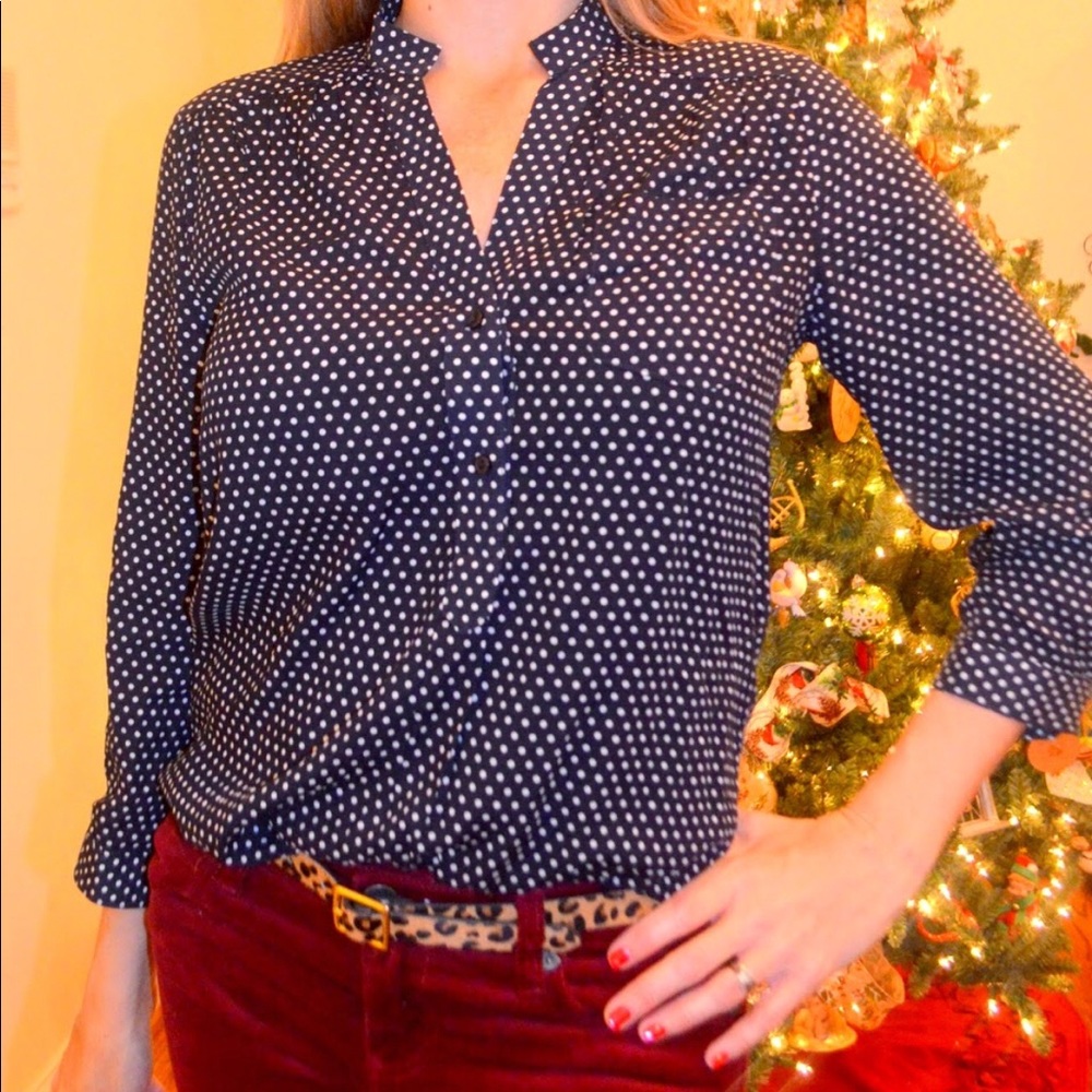 loose fitting button down